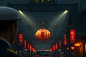 雾港来信都市悬疑剧集封面，雨夜码头氛围